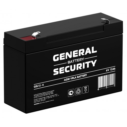 Аккумуляторная батарея General Security GSL12-6