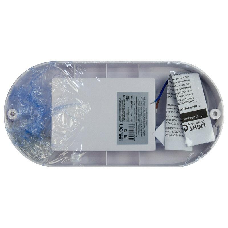 Банник LT-LBWP-03-IP65-18W-6500К LED овальный