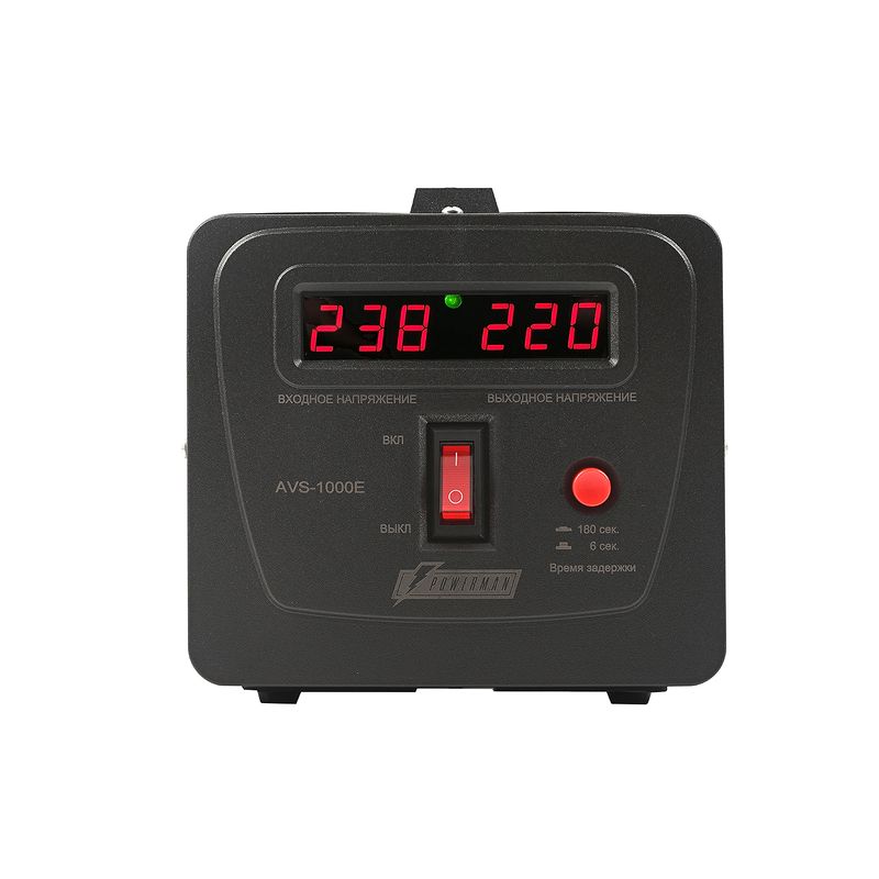 Стабилизатор POWERMAN AVS 1000E Black