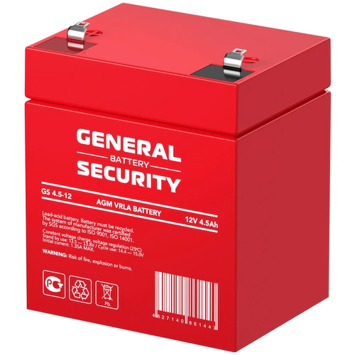 Аккумуляторная батарея General Security GS4.5-12