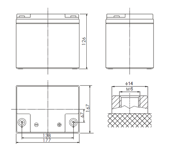 Аккумуляторная батарея POWERMAN Battery CA12240