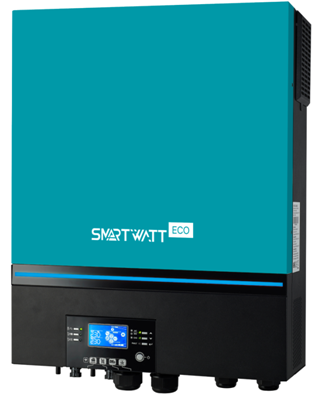 Гибридный инвертор SmartWatt eco 7.2K 48V 80A 2 MPPT фото 2