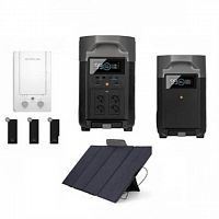 Комплект Smart Home Panel Combo + DELTA Pro + Внешняя батарея для EcoFlow DELTA Pro + Солнечная панель EcoFlow 400W