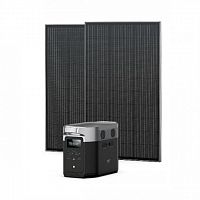 Комплект EcoFlow DELTA Max (2000) + 2 жестких солнечных панели 100 W