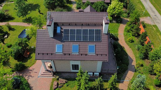 Гибридная солнечная электростанция 15Квт