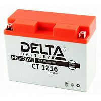 Аккумуляторная батарея Delta CT 1216 (Мото АКБ)