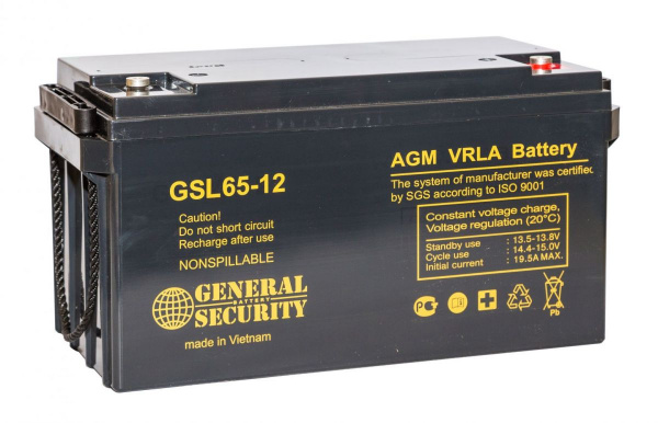 Аккумуляторная батарея General Security GSL65-12