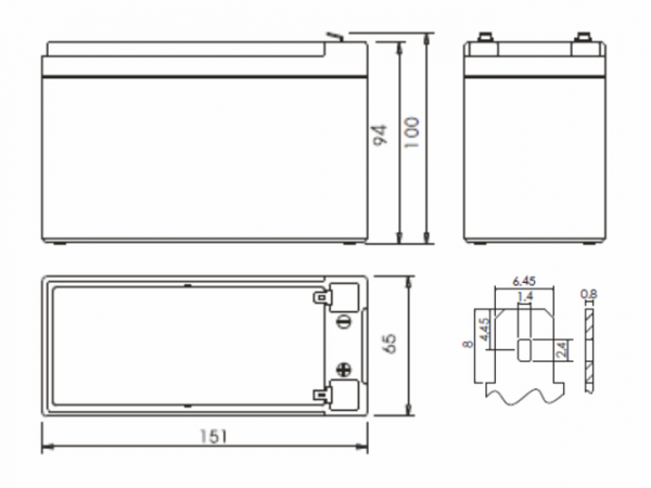 Аккумуляторная батарея POWERMAN Battery CA1290