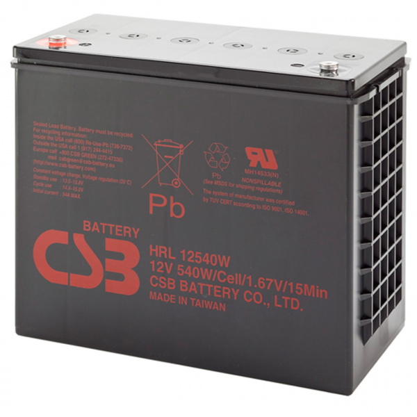 Аккумуляторная батарея CSB HRL12540W FR