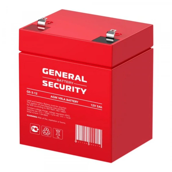 Аккумуляторная батарея General Security GS5-12