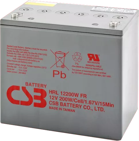 Аккумуляторная батарея CSB HRL12200W FR